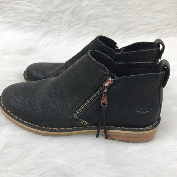 shearling lined ankle boots
